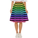 Rainbow Stripes Classic Short Skirt