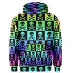Rainbow Skull Checkerboard Men s Core Hoodie