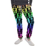 Rainbow Skull Checkerboard Men s Jogger Sweatpants