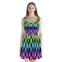 Split Back Mini Dress  