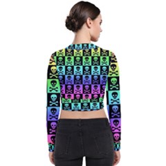 Long Sleeve Zip Up Bomber Jacket 