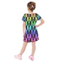 Kids  Short Sleeve Velvet Dress 