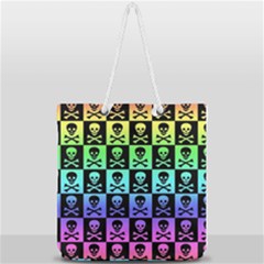 Full Print Rope Handle Tote (Large) 