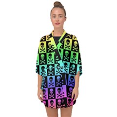 Half Sleeve Chiffon Kimono 