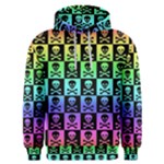 Rainbow Skull Checkerboard Men s Overhead Hoodie