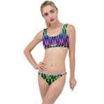 Rainbow Skull Checkerboard The Little Details Bikini Set