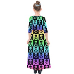 Kids  Quarter Sleeve Maxi Dress 