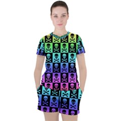 Women s Mesh T-Shirt and Shorts Set 