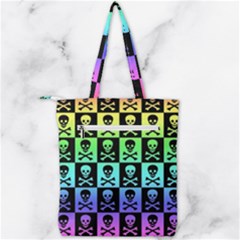 Double Zip Up Tote Bag 