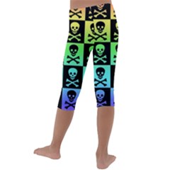 Kids  Lightweight Velour Capri Leggings  