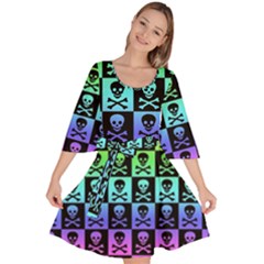 Velour Kimono Dress 