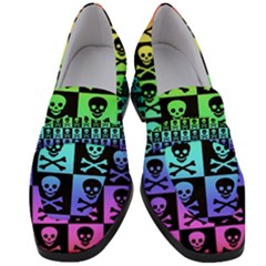 Women s Chunky Heel Loafers 