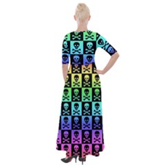 Half Sleeves Maxi Dress 