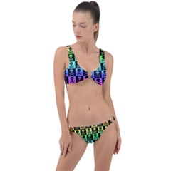 Ring Detail Crop Bikini Set 