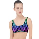 Rainbow Skull Checkerboard The Little Details Bikini Top