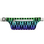 Rainbow Skull Checkerboard Active Waist Bag