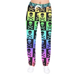 Women Velvet Drawstring Pants 