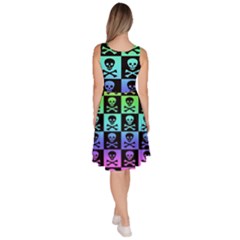 Knee Length Skater Dress With Pockets 