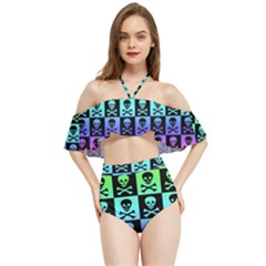 Halter Flowy Bikini Set  