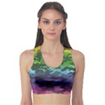 Rainbow Camouflage Sports Bra