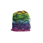 Rainbow Camouflage Drawstring Pouch (Small)