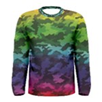 Rainbow Camouflage Men s Long Sleeve Tee