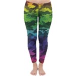 Rainbow Camouflage Classic Winter Leggings