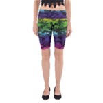 Rainbow Camouflage Yoga Cropped Leggings