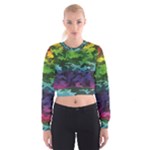 Rainbow Camouflage Cropped Sweatshirt