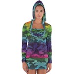 Rainbow Camouflage Long Sleeve Hooded T-shirt