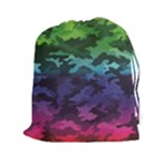 Rainbow Camouflage Drawstring Pouch (2XL)