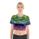 Rainbow Camouflage Cotton Crop Top