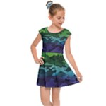 Rainbow Camouflage Kids  Cap Sleeve Dress