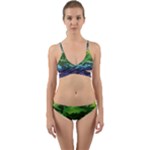 Rainbow Camouflage Wrap Around Bikini Set