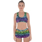 Rainbow Camouflage Racerback Boyleg Bikini Set