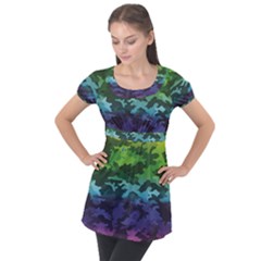Puff Sleeve Tunic Top 