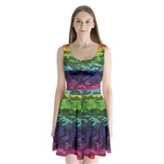 Split Back Mini Dress  