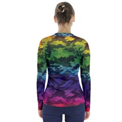 V-Neck Long Sleeve Top 