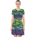 Rainbow Camouflage Adorable in Chiffon Dress