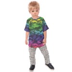 Rainbow Camouflage Kids  Raglan Tee