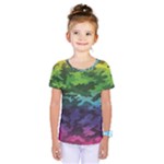 Rainbow Camouflage Kids  One Piece Tee