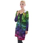 Rainbow Camouflage Hooded Pocket Cardigan