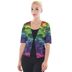 Cropped Button Cardigan 