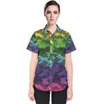 Rainbow Camouflage Women s Short Sleeve Shirt