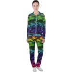 Rainbow Camouflage Casual Jacket and Pants Set