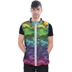 Rainbow Camouflage Men s Puffer Vest