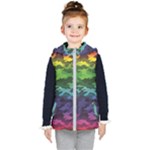 Rainbow Camouflage Kids  Hooded Puffer Vest