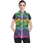 Rainbow Camouflage Women s Puffer Vest