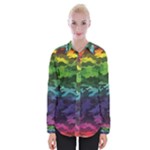 Rainbow Camouflage Womens Long Sleeve Shirt