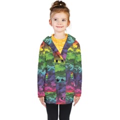 Kids  Double Breasted Button Coat 
